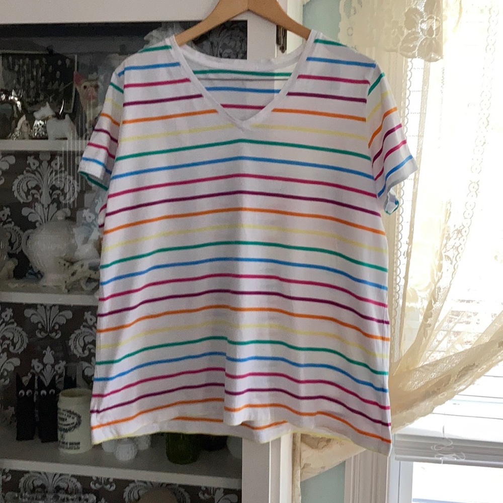 Lands End women’s striped top
